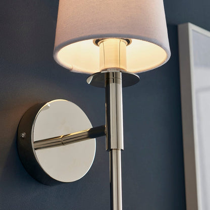 Zeta Nickel Wall Light