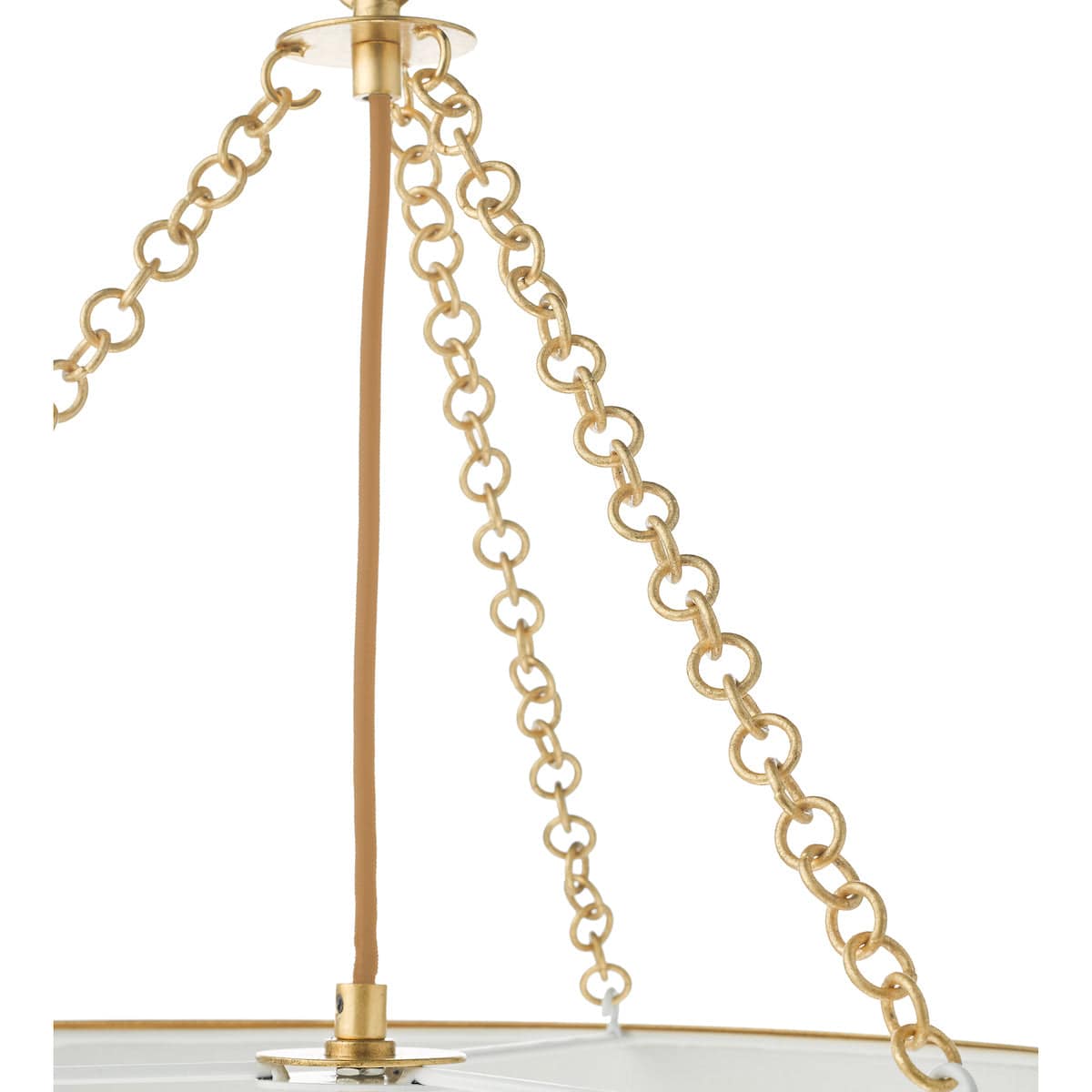 Fenella 5 Light Pendant Gold with Natural Seagrass Shade