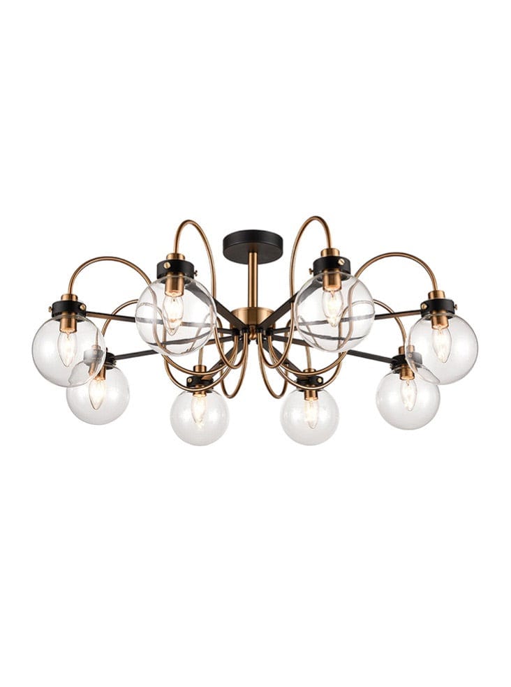 Solar 8 Light Semi Flush Pendant