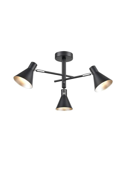 Fame 3 Light Semi Flush Pendant