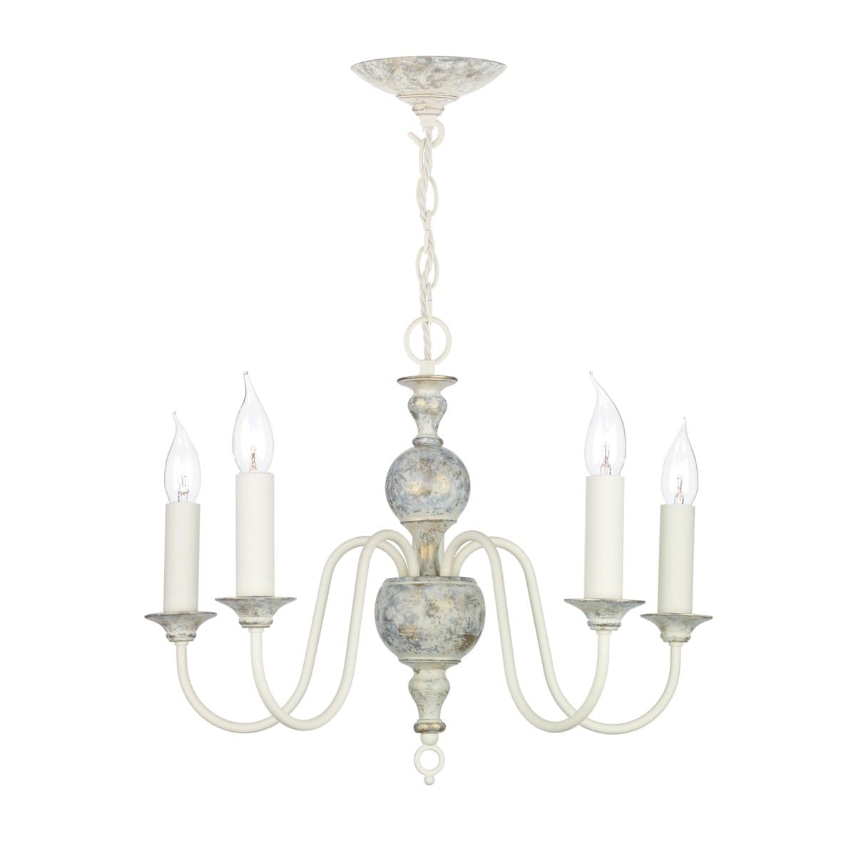 David Hunt Flemish Distressed 5 Light Chandelier