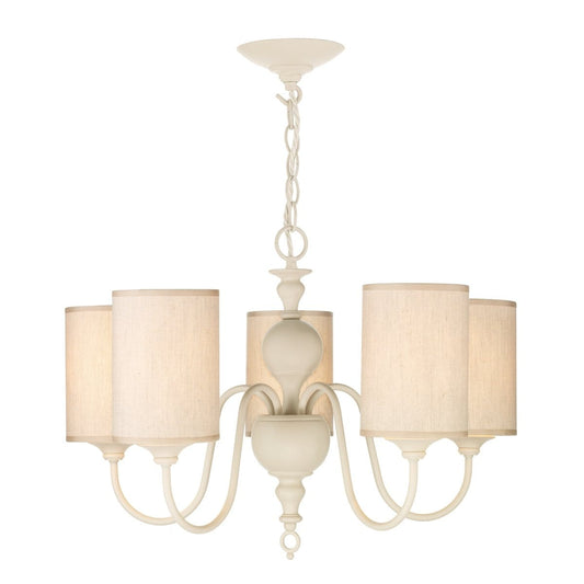 David Hunt Flemish Cream Shaded Chandelier