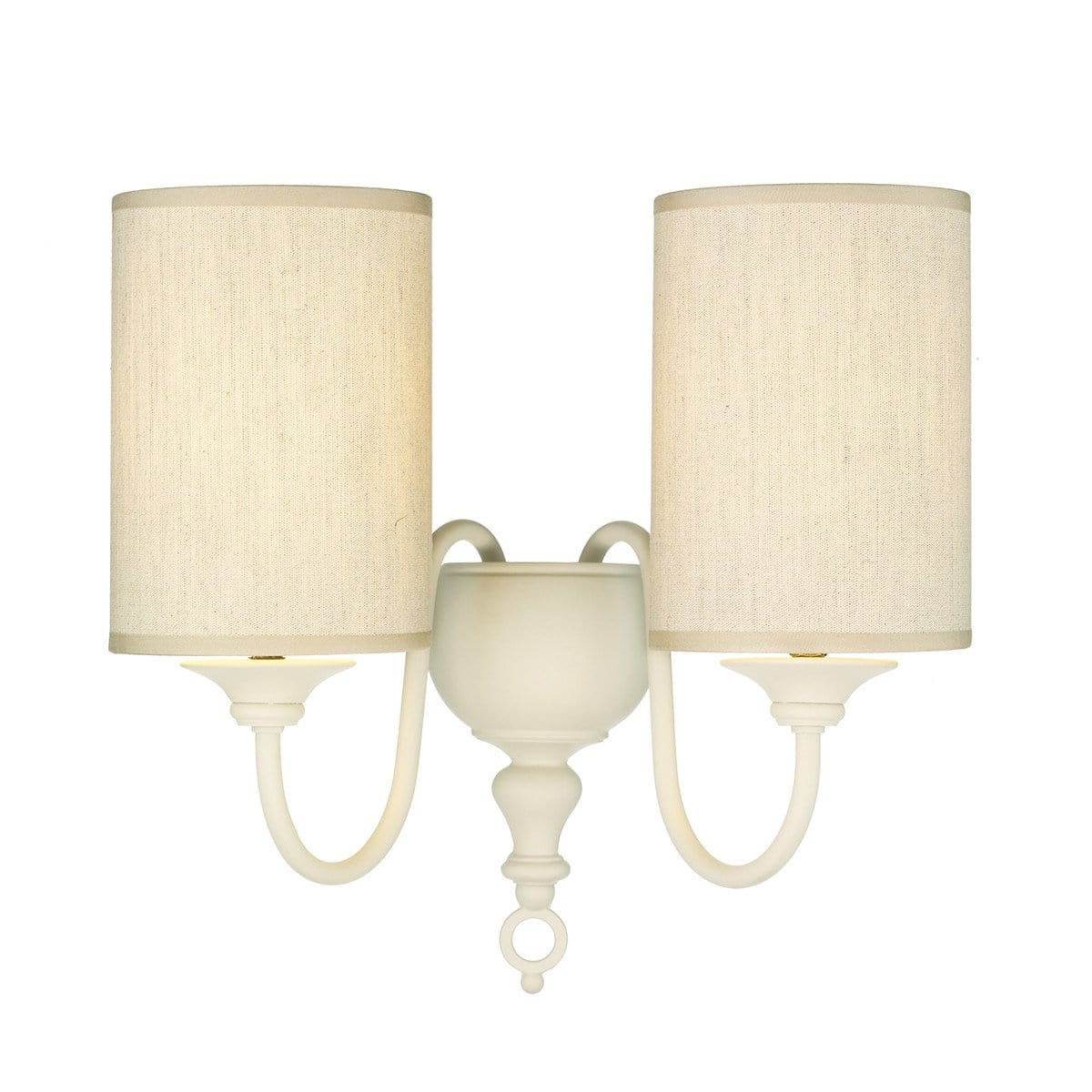 David Hunt Flemish Cream Shaded Wall Light