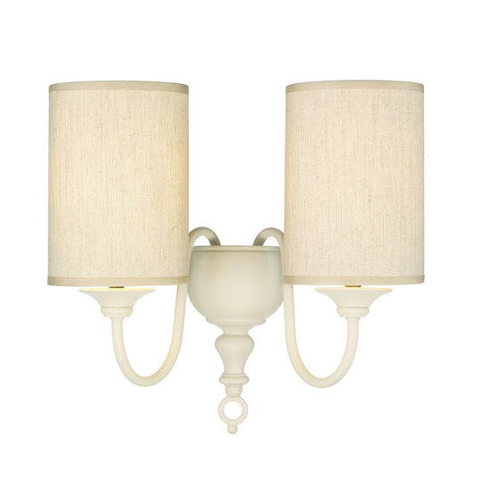 David Hunt Flemish Cream Shaded Wall Light