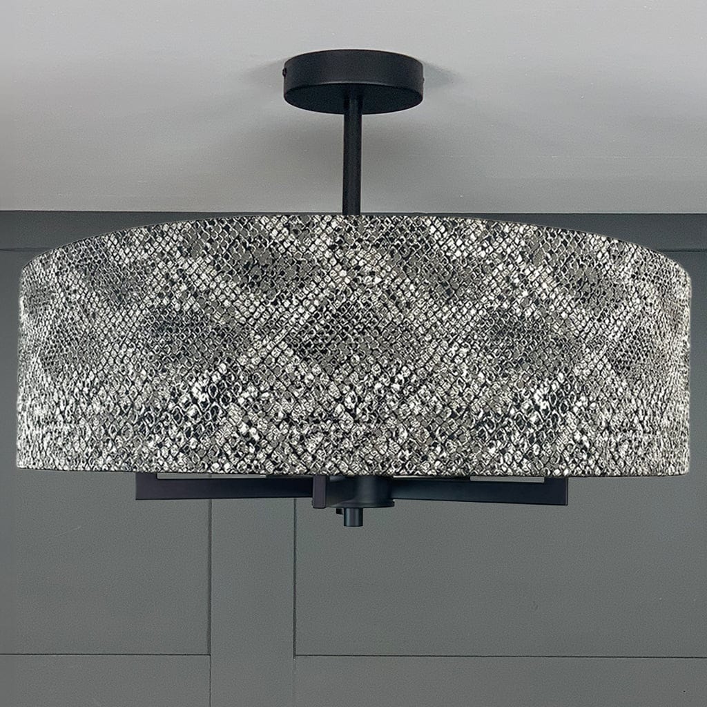 Circa 5 Light Matt Black with Viper Bronze