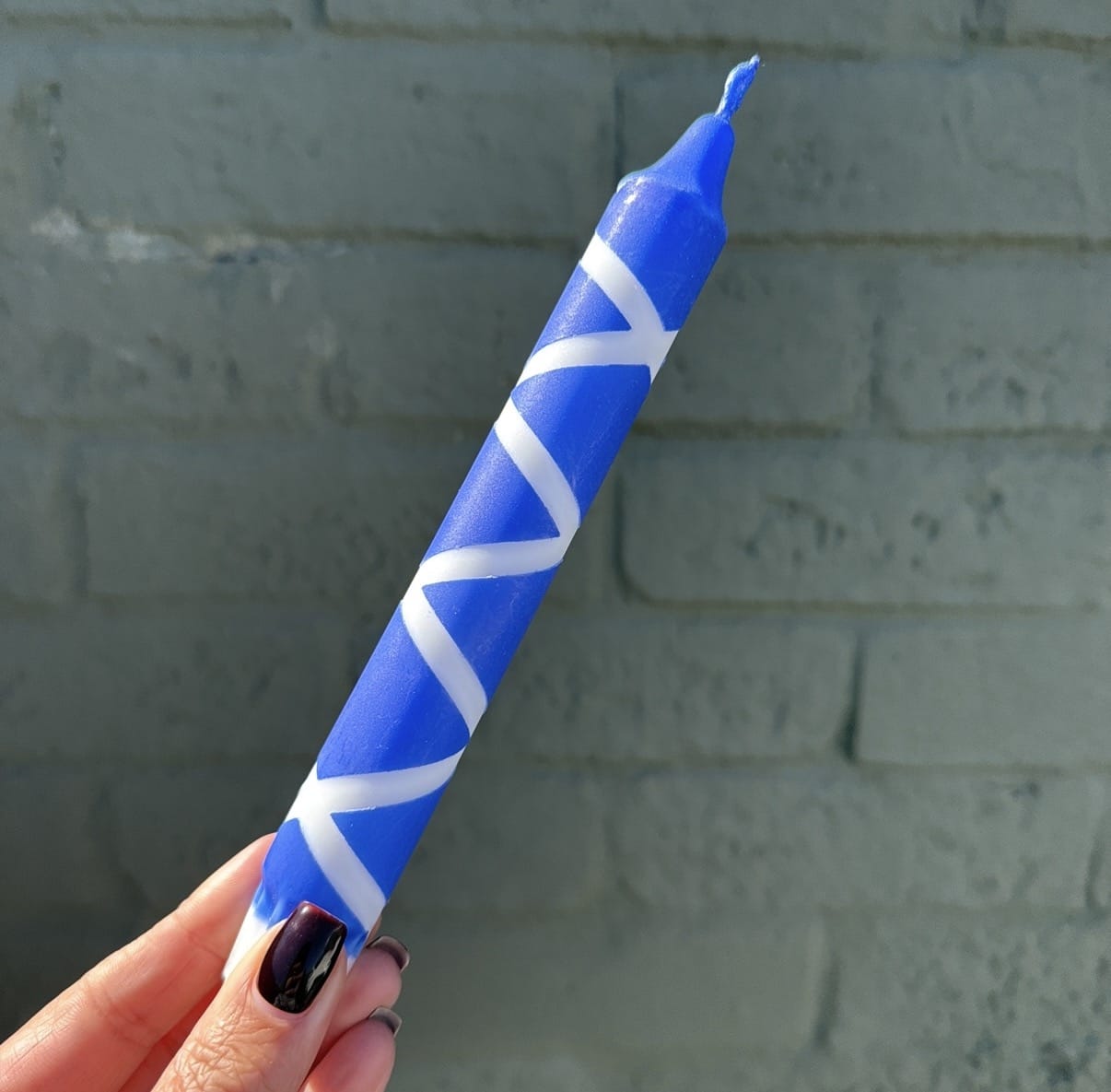Saltire Dinner Candle