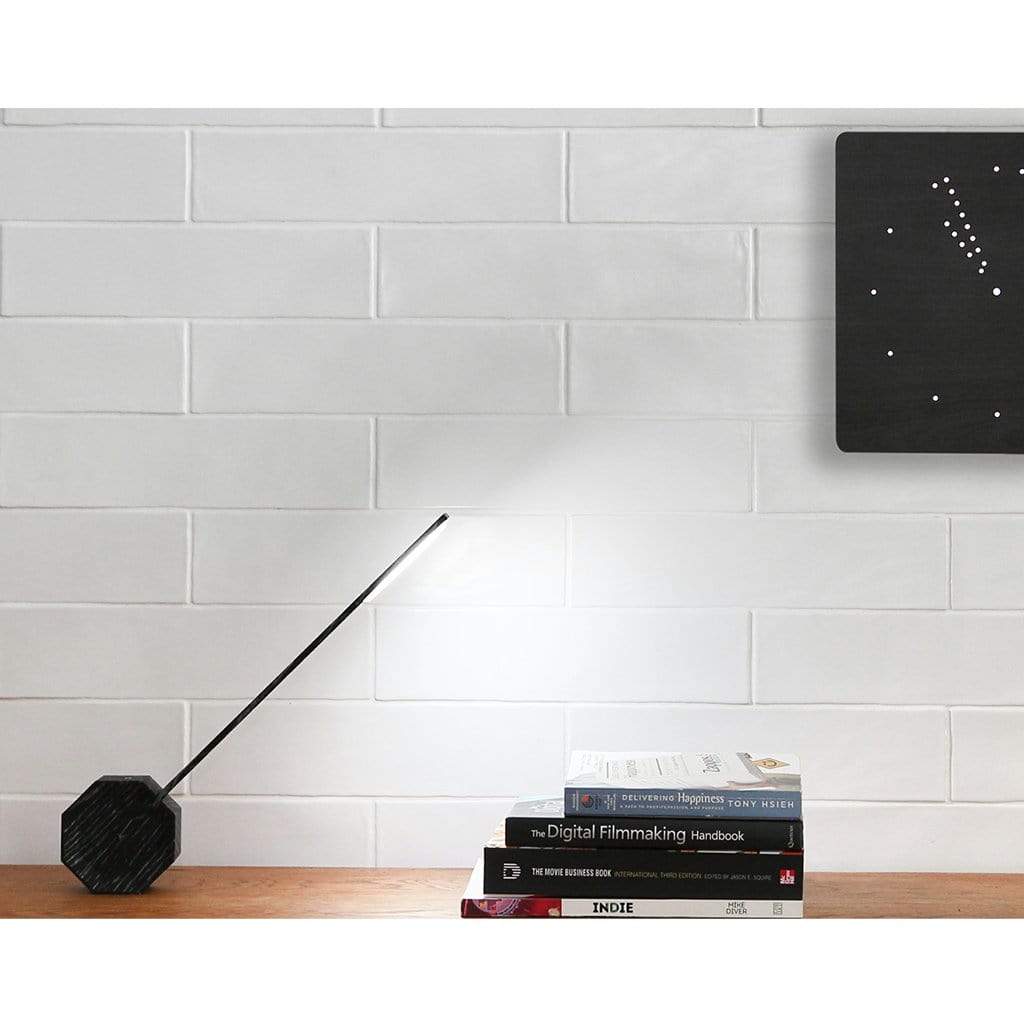 Octagon Black One LED Desk Lamp