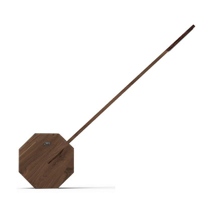 Octagon Walnut One LED Desk Lamp