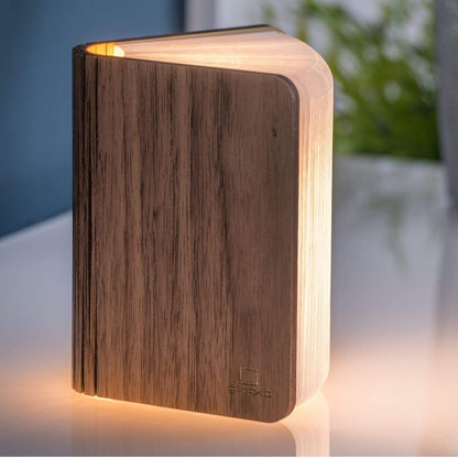 Walnut Smart LED Booklight Mini Table Lamp