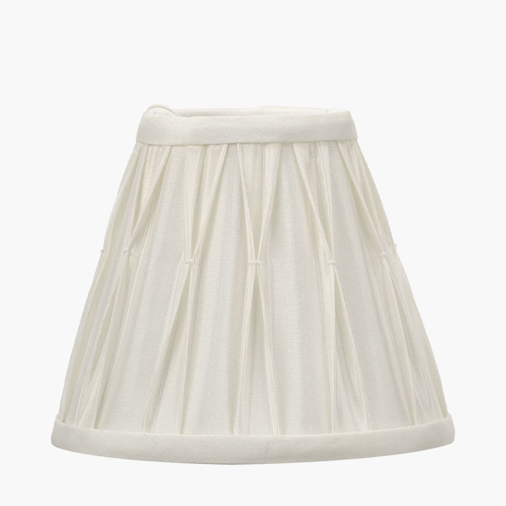 Garbo 15cm Pinch-Pleat Clip Shade - Various Colours