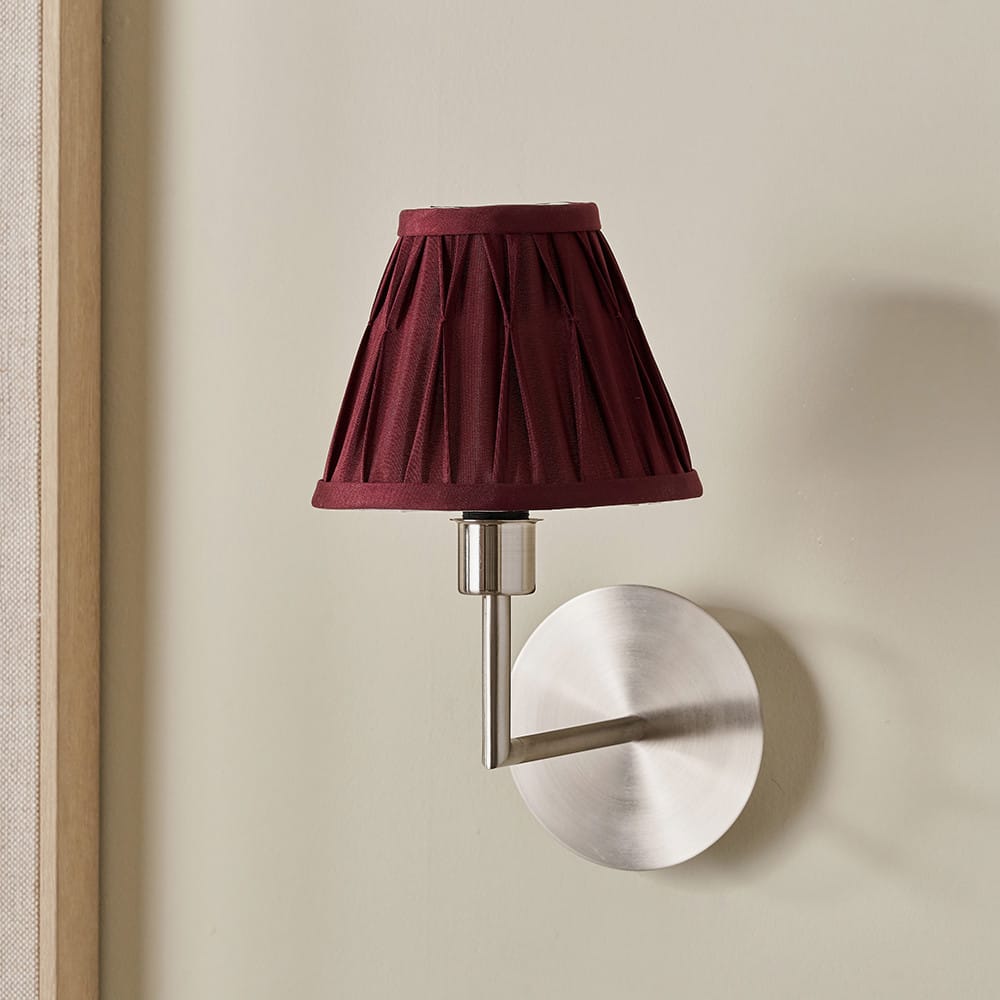 Garbo 15cm Pinch-Pleat Clip Shade - Various Colours