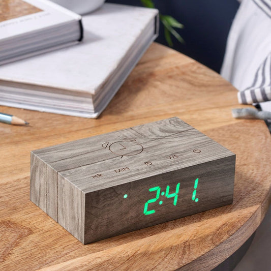 Flip Click Clock Ash