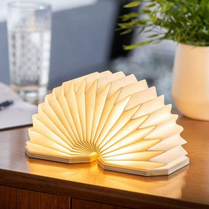 Bamboo Smart Accordion Table Lamp