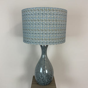 Glass Spirit Table Lamp with Mais Sapphire Shade