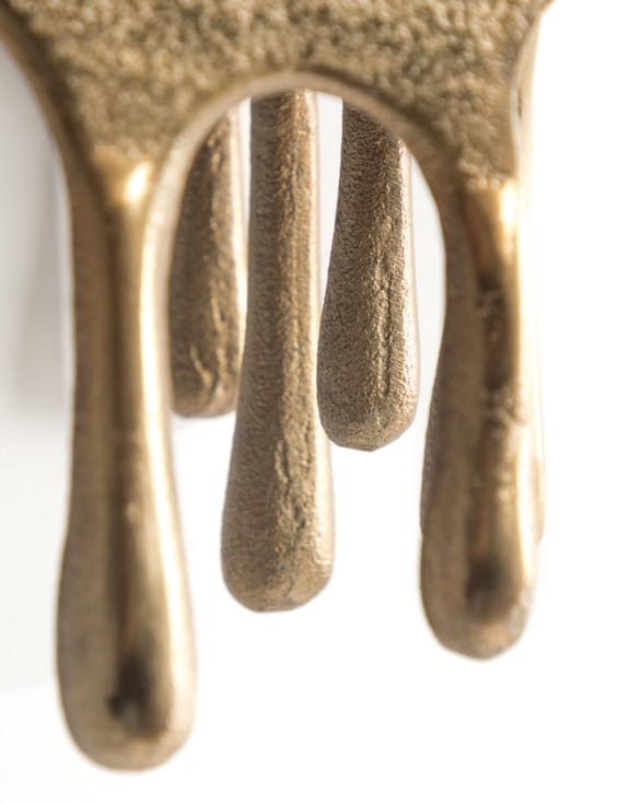 Gold Drip Wall Shelf