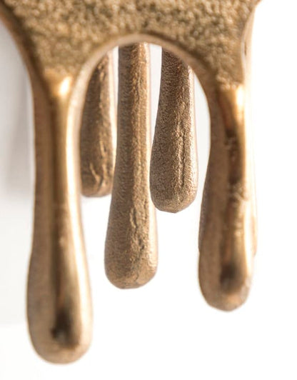 Gold Drip Wall Shelf