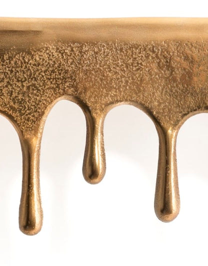 Gold Drip Wall Shelf