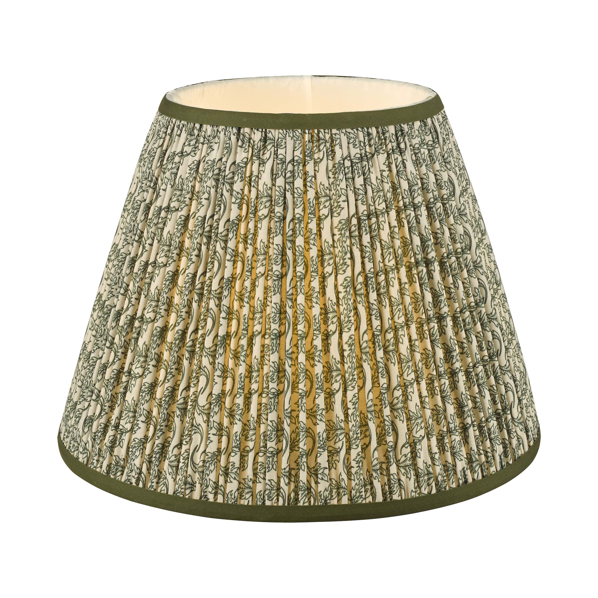 Floral Green Tapered Shade