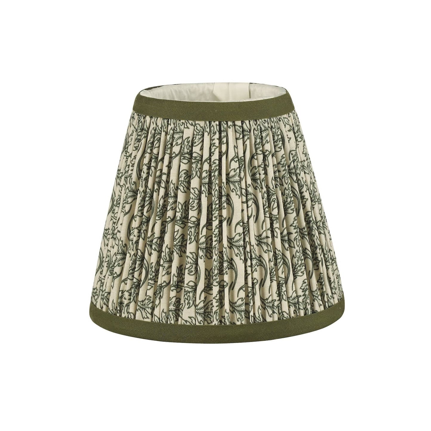 Lampshade with a pattern on a white background