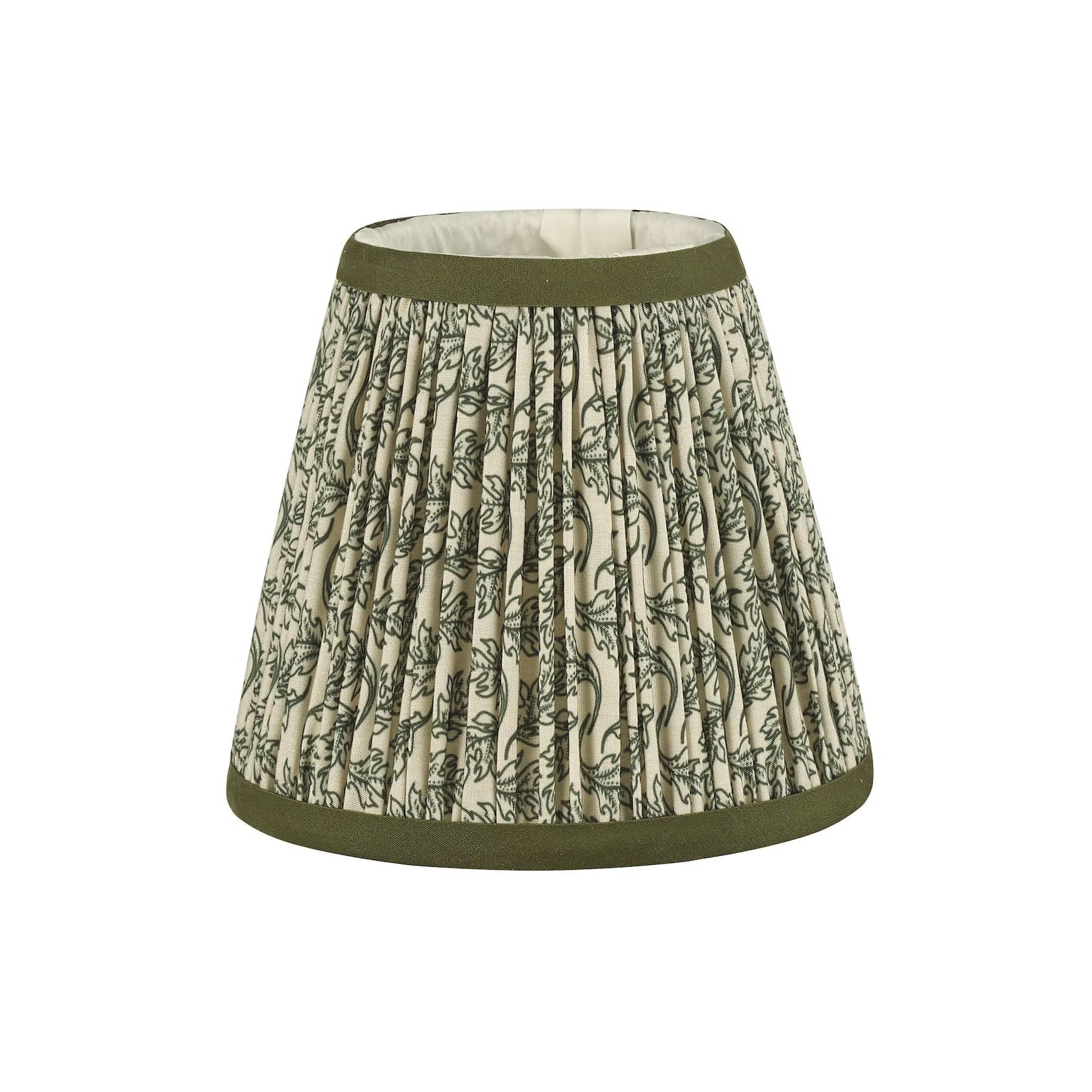 Lampshade with a pattern on a white background