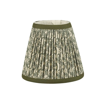 Lampshade with a pattern on a white background