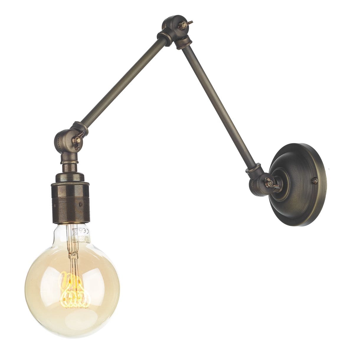 David Hunt Hoxton Wall Light Antique Brass