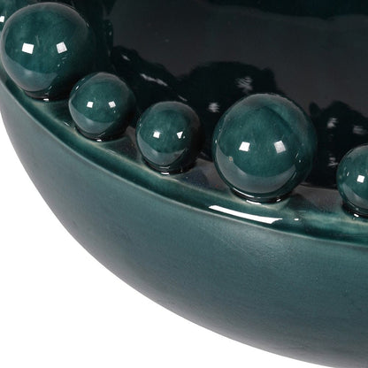 Teal Bowl with Balls