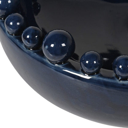 Dark Blue Bowl with Balls