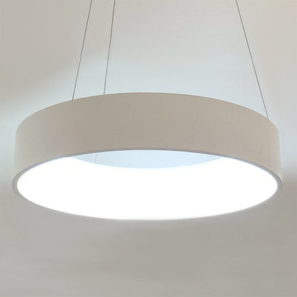 Halo 28w LED White Pendant