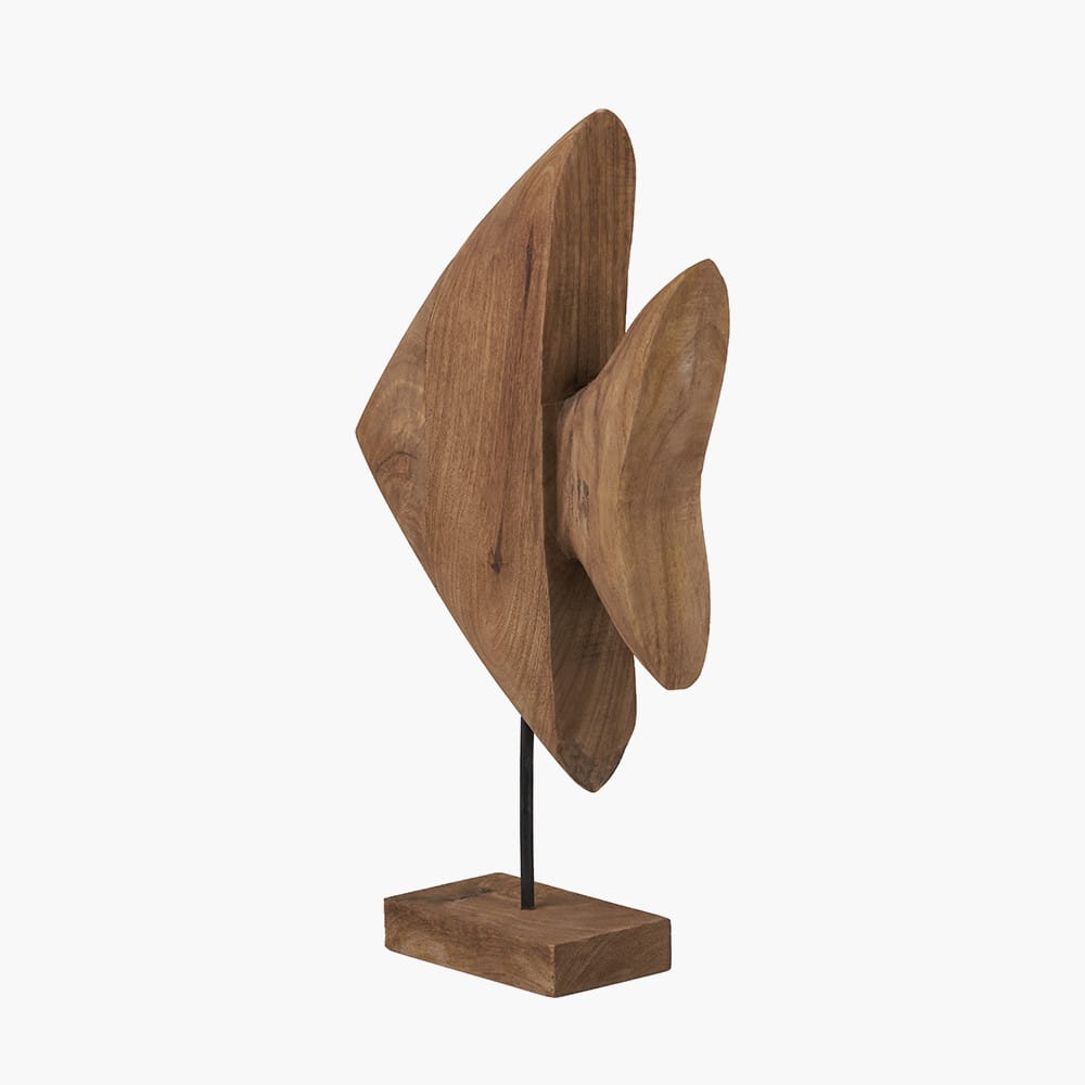 Handcarved Mango Wood Angelfish Ornament