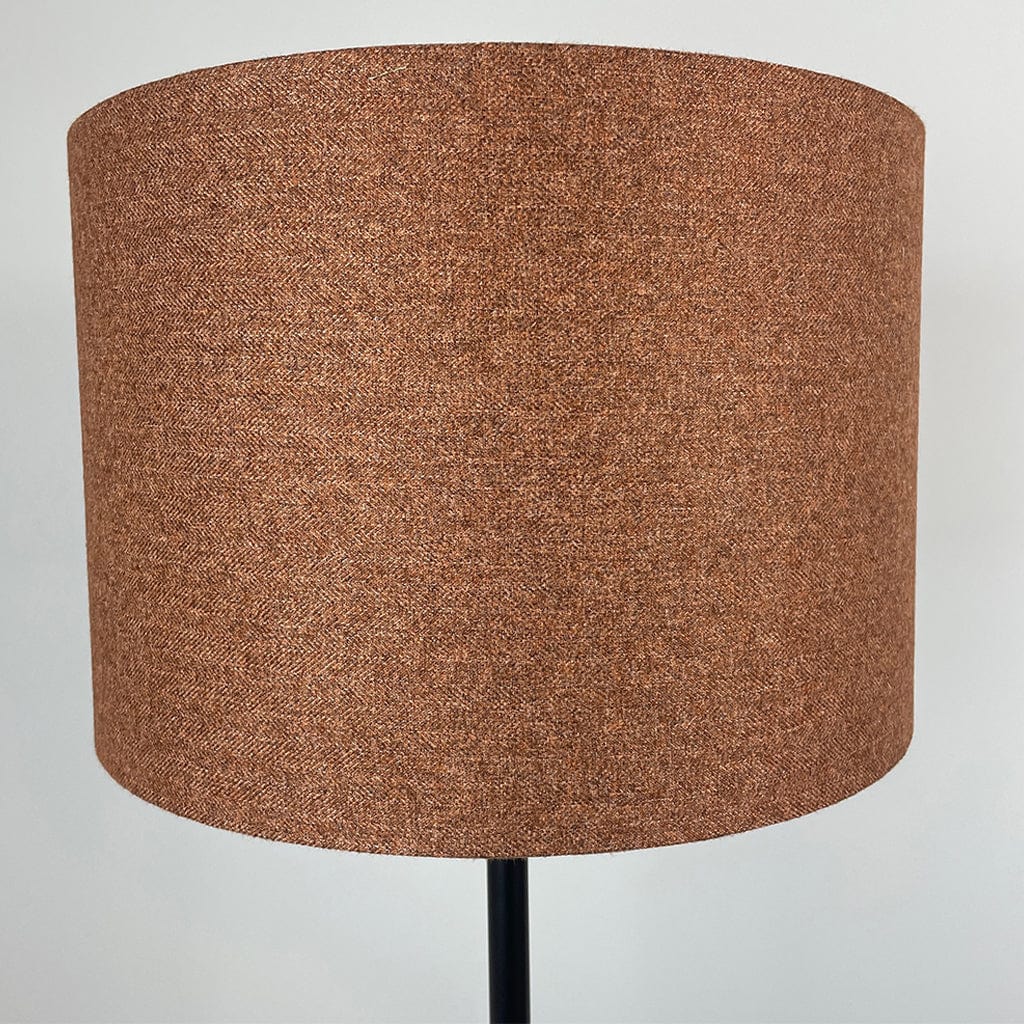 Matt Black Belford Floor Lamp with Choice of Wexley Shade