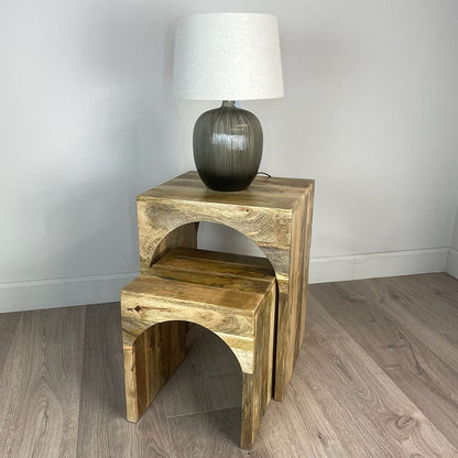 Hazel Set of 2 Arched End Tables