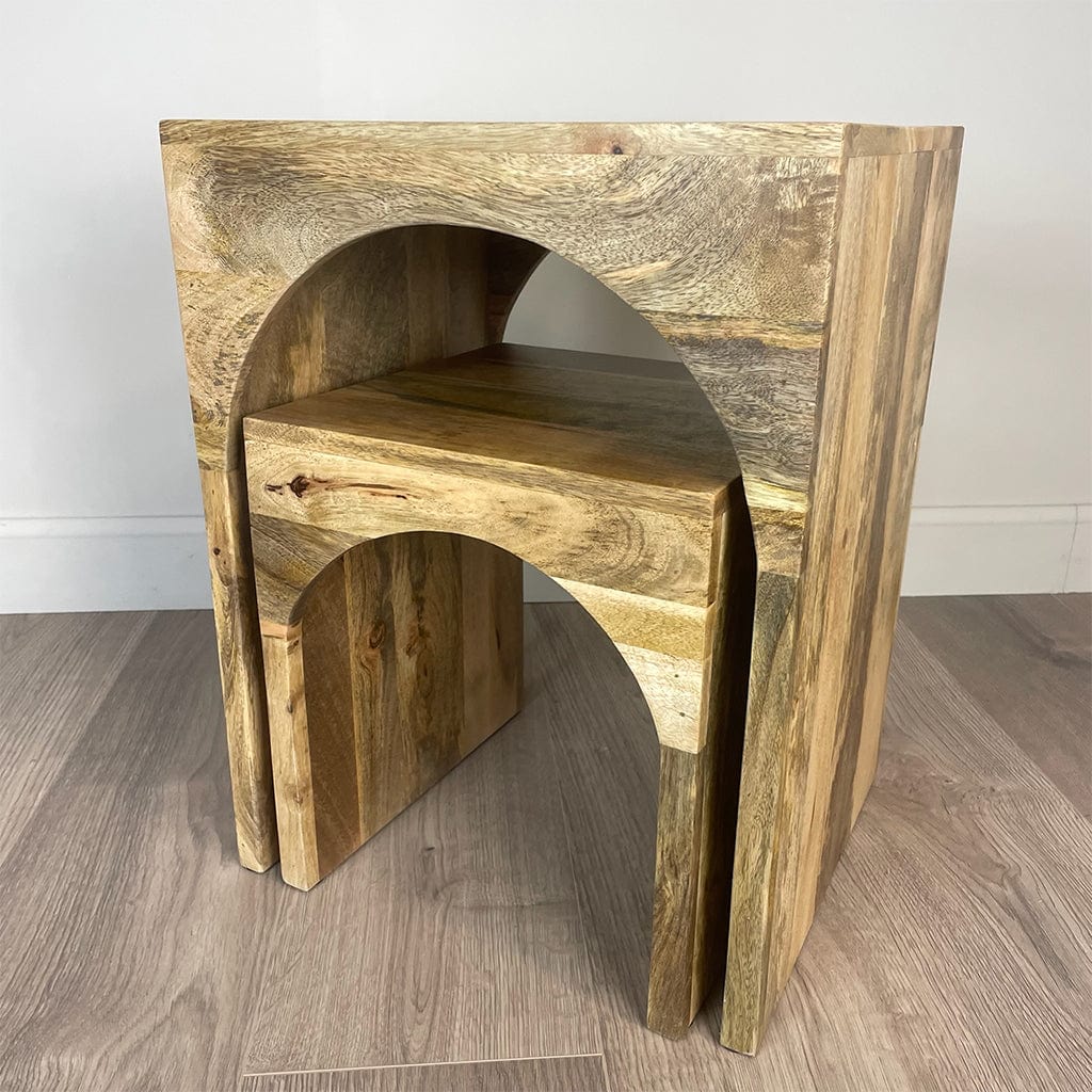 Hazel Set of 2 Arched End Tables