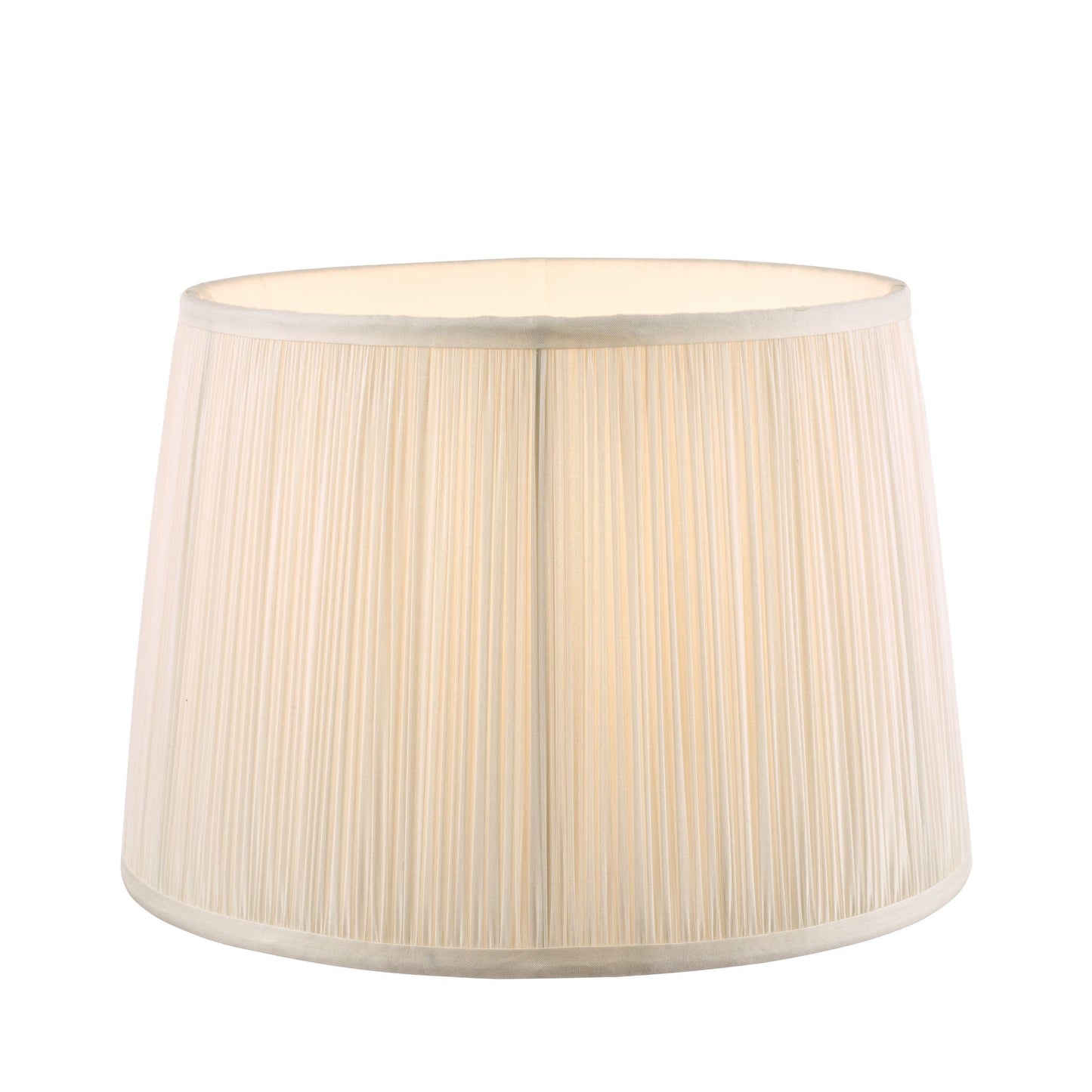 Hemsley Pleated Silk Empire Shade Cream