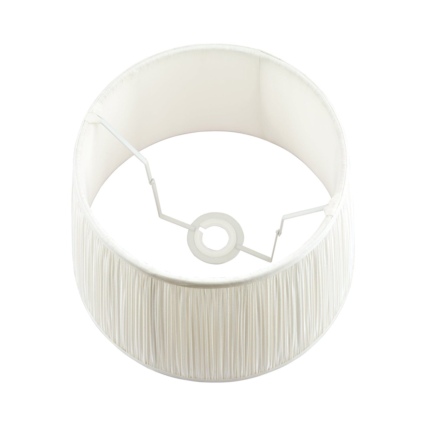 Hemsley Pleated Silk Empire Shade Cream