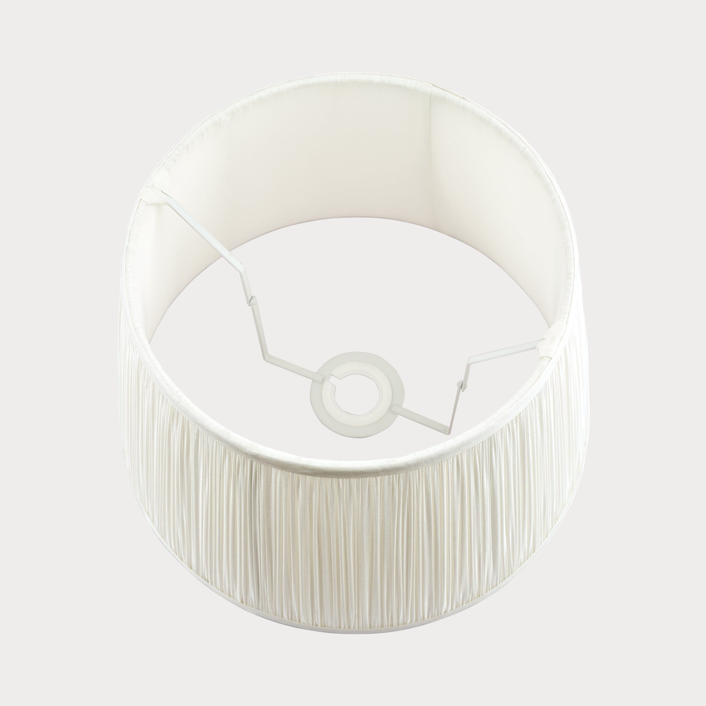 Hemsley Pleated Silk Empire Shade Cream
