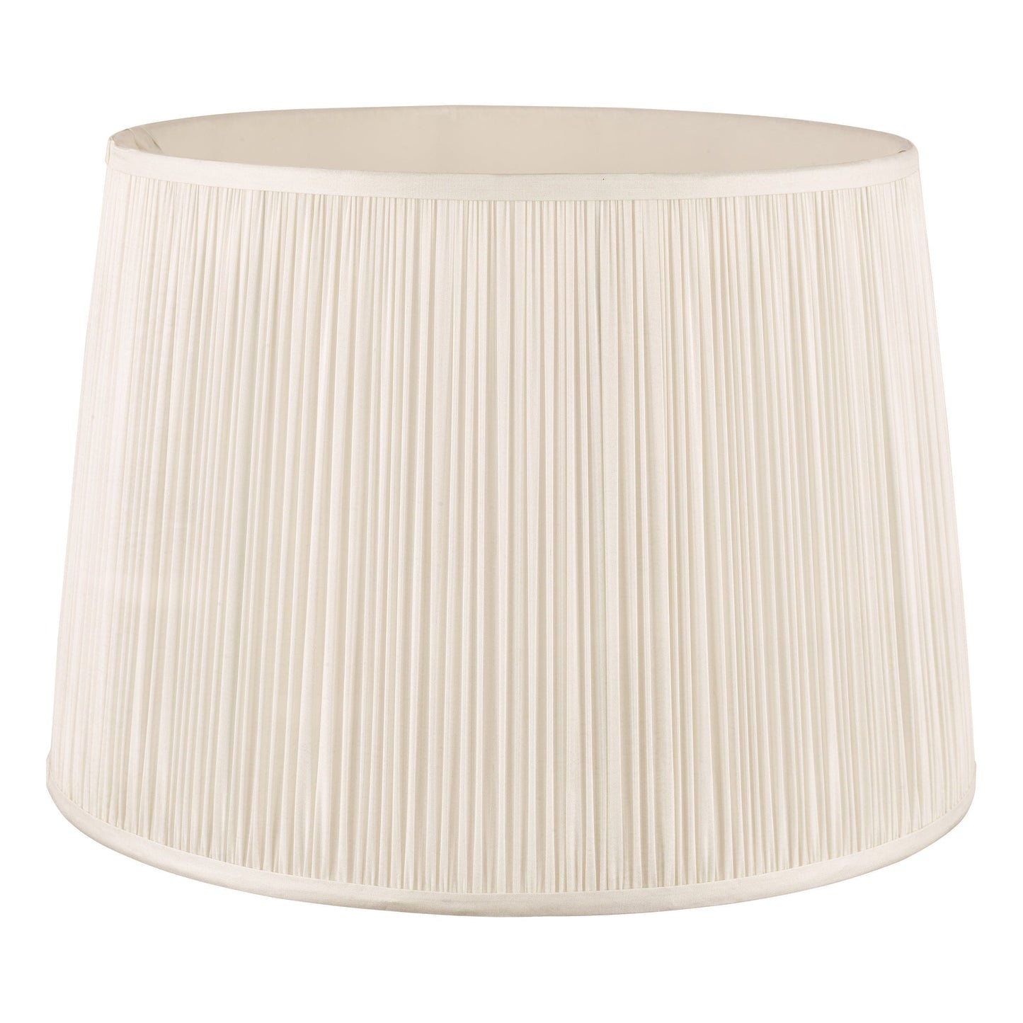 Hemsley Pleated Silk Empire Shade Cream
