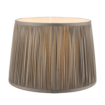 Textured lampshade on a white background