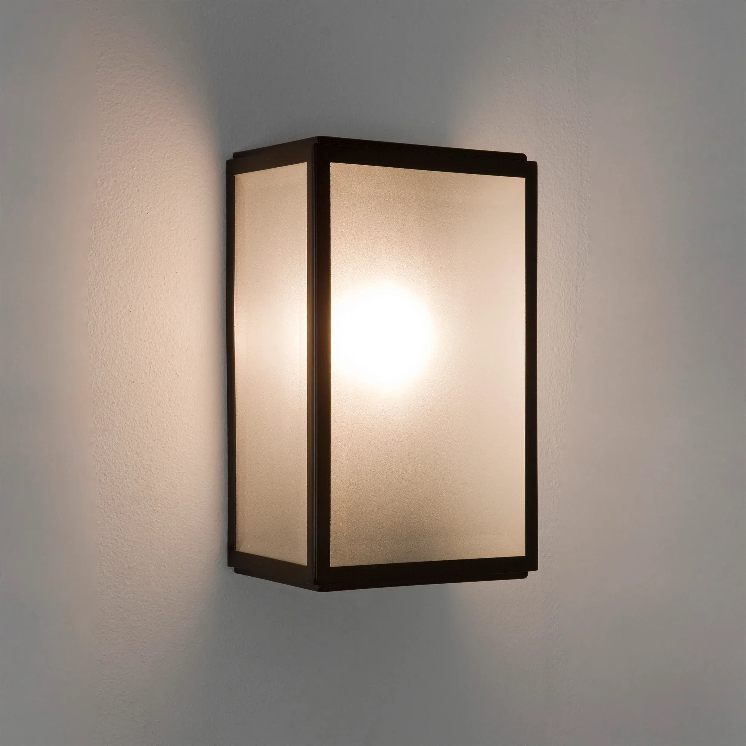 Homefield Black Outdoor Wall Light with Motion Sensor