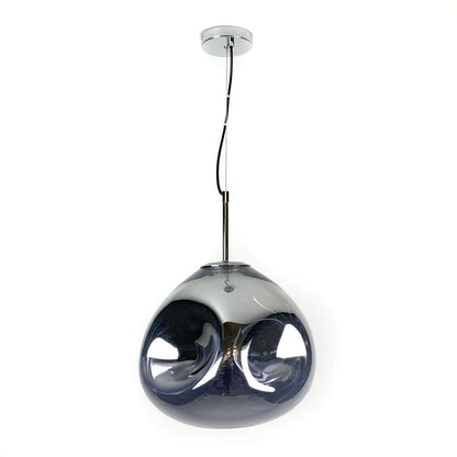 Nina Chrome Glass 1 Light Large Pendant