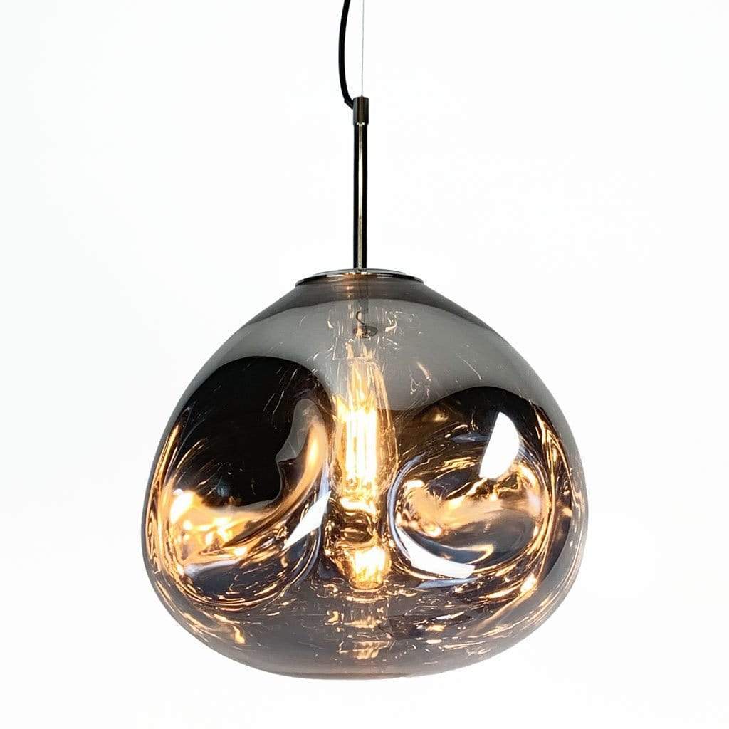 Nina Chrome Glass One Light Large Pendant