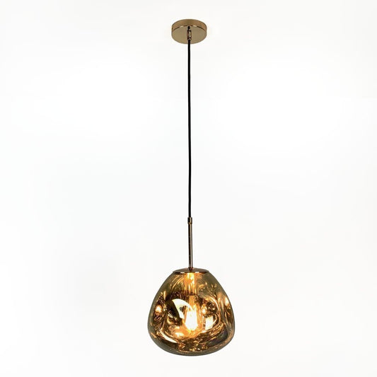 Nina Gold Glass One Light Medium Pendant