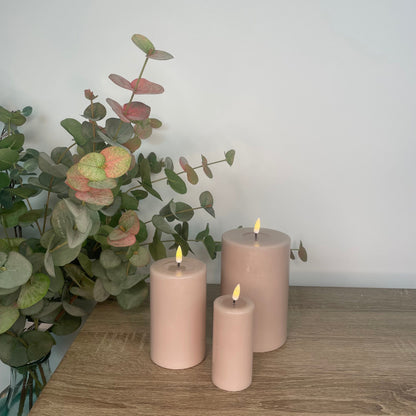 Rose LED Candle 10cm x 5cm