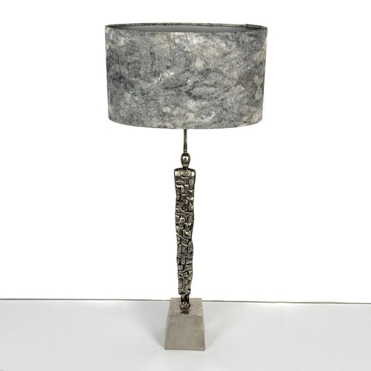 Shaman Nickel Table Lamp