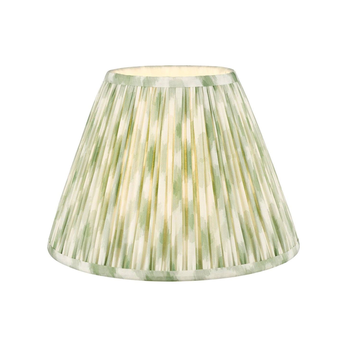 Ikat Green Cotton Tapered Shade