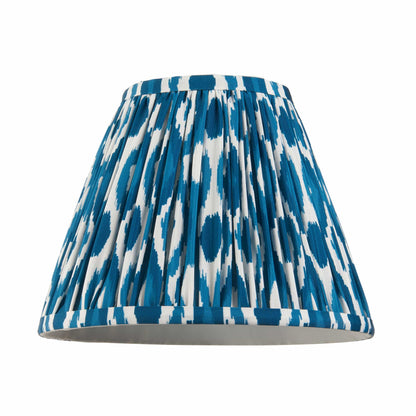 Ikat Pleated Shade - Marine Blue