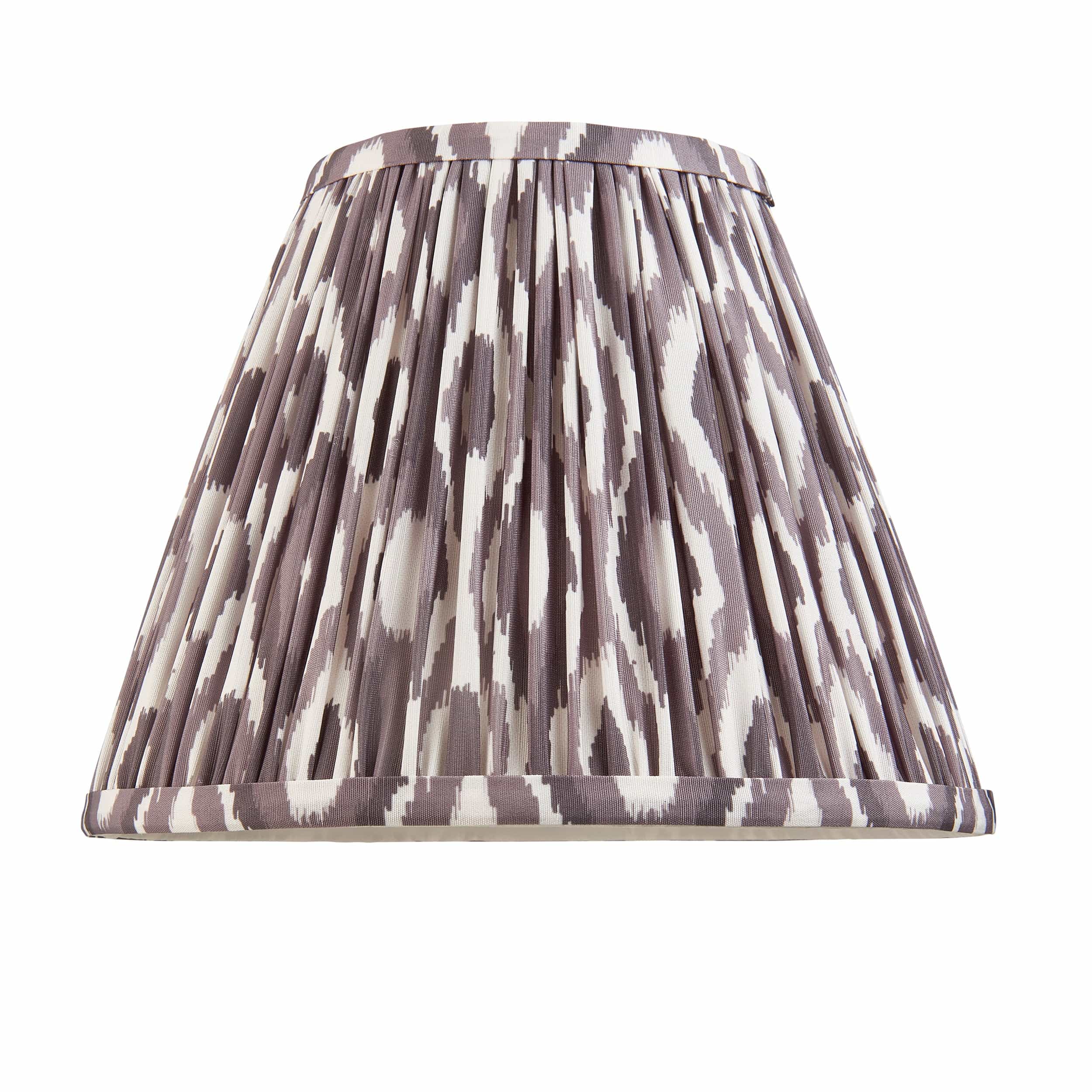 Ikat Pleated Shade - Pearl Grey