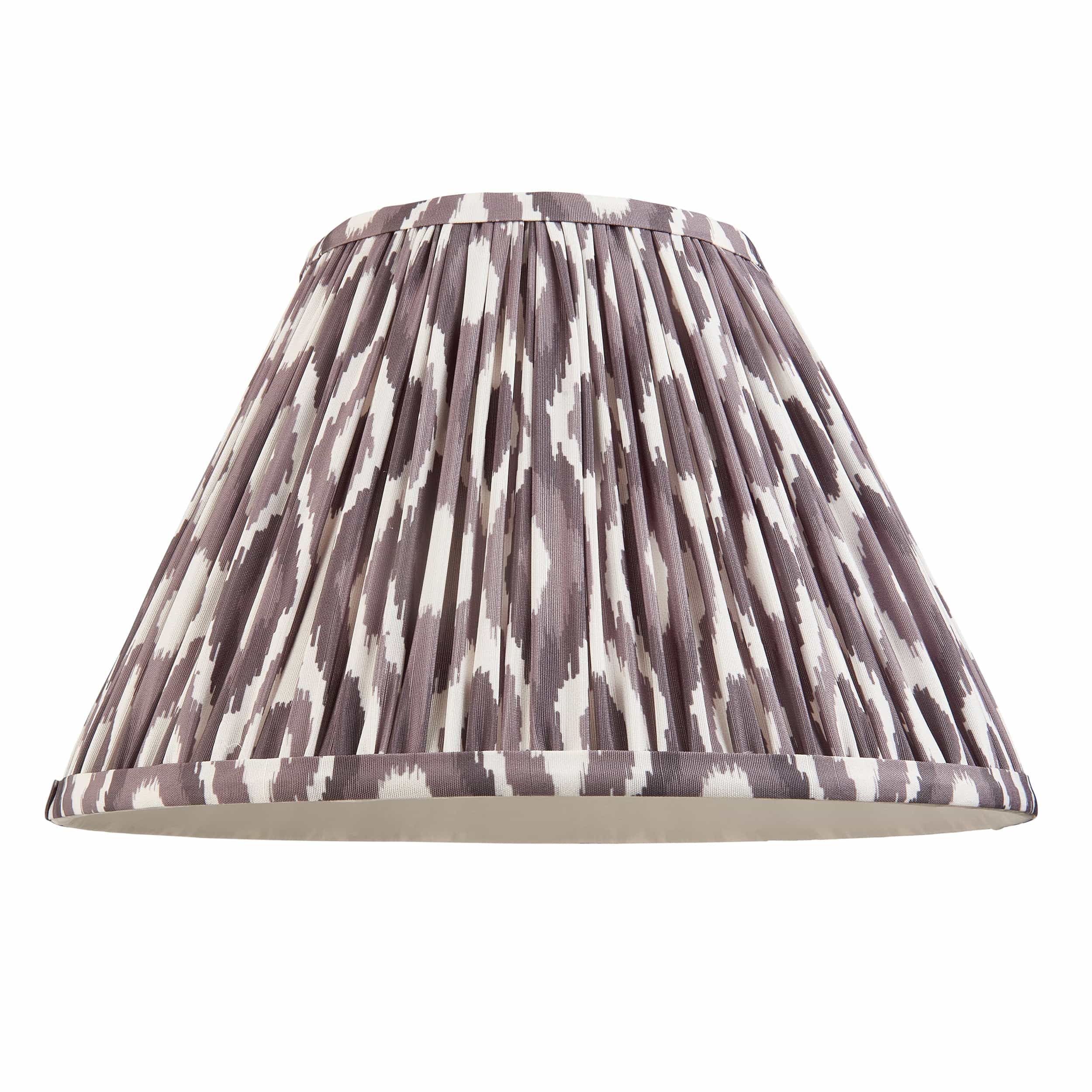 Ikat Pleated Shade - Pearl Grey