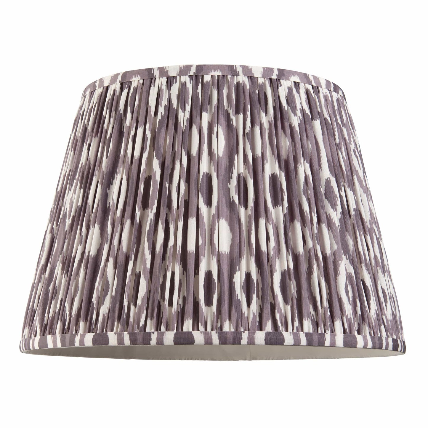 Ikat Pleated Shade - Pearl Grey