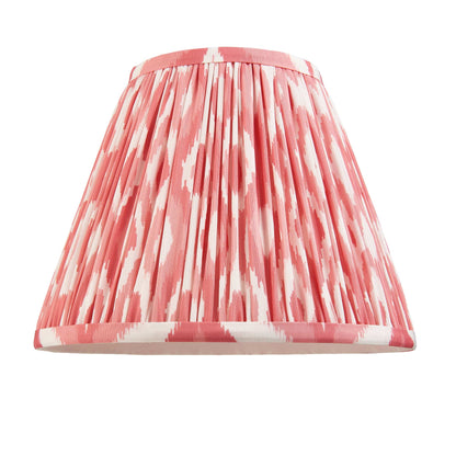Ikat Pleated Shade - Pink Coral
